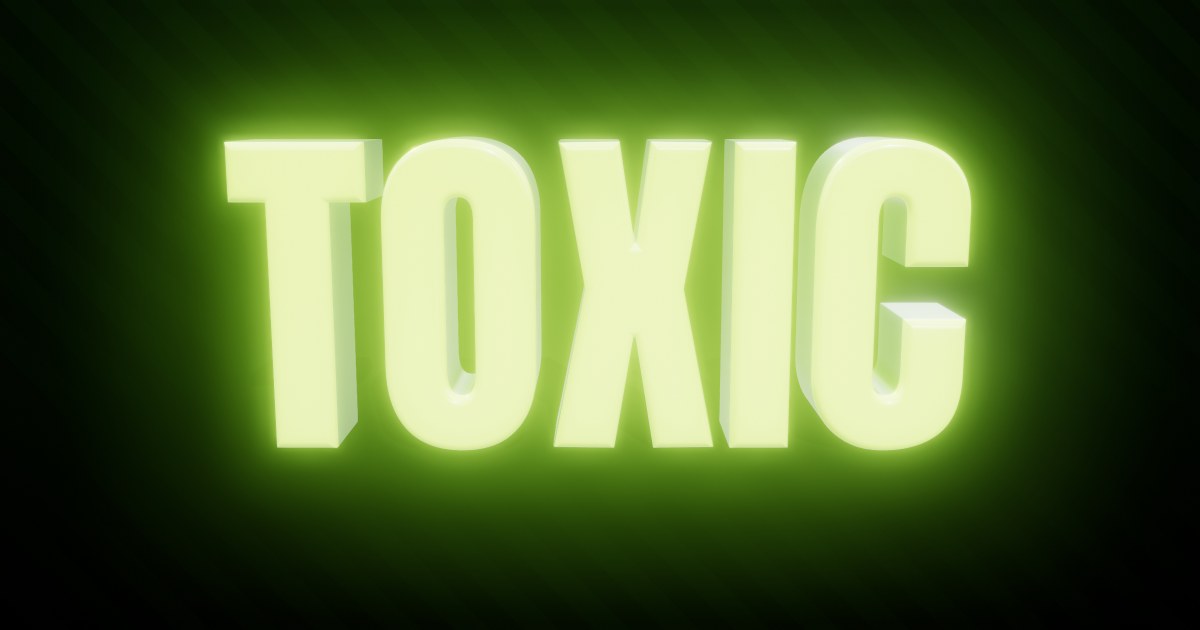 Toxic Sign 3D text effect