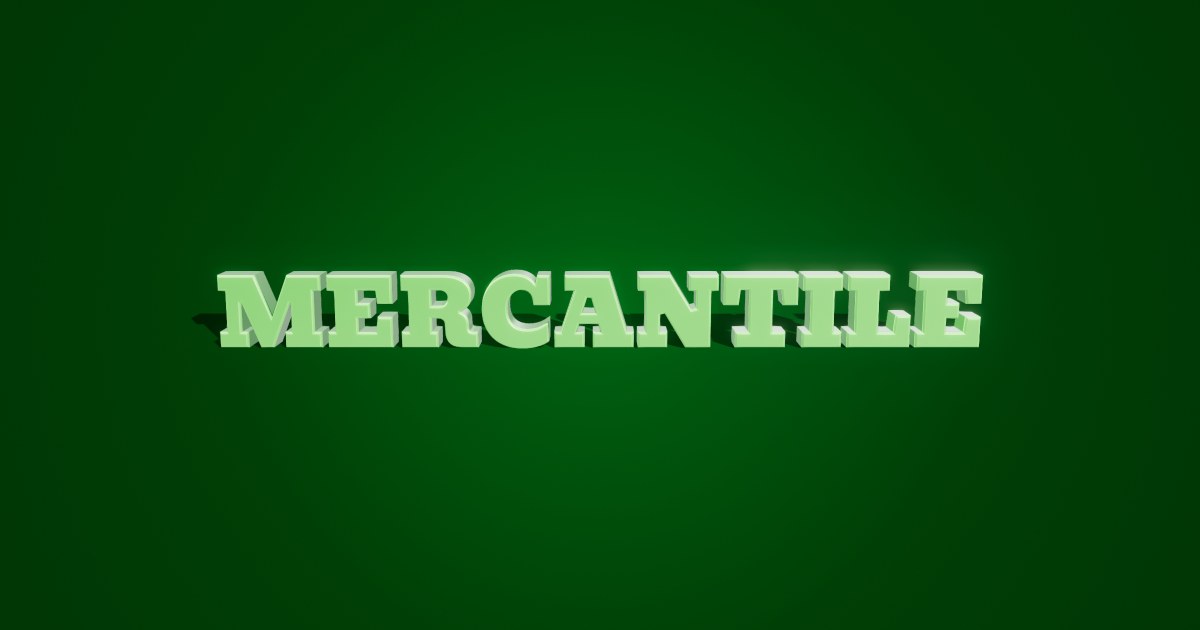 Mercantile 3D text effect